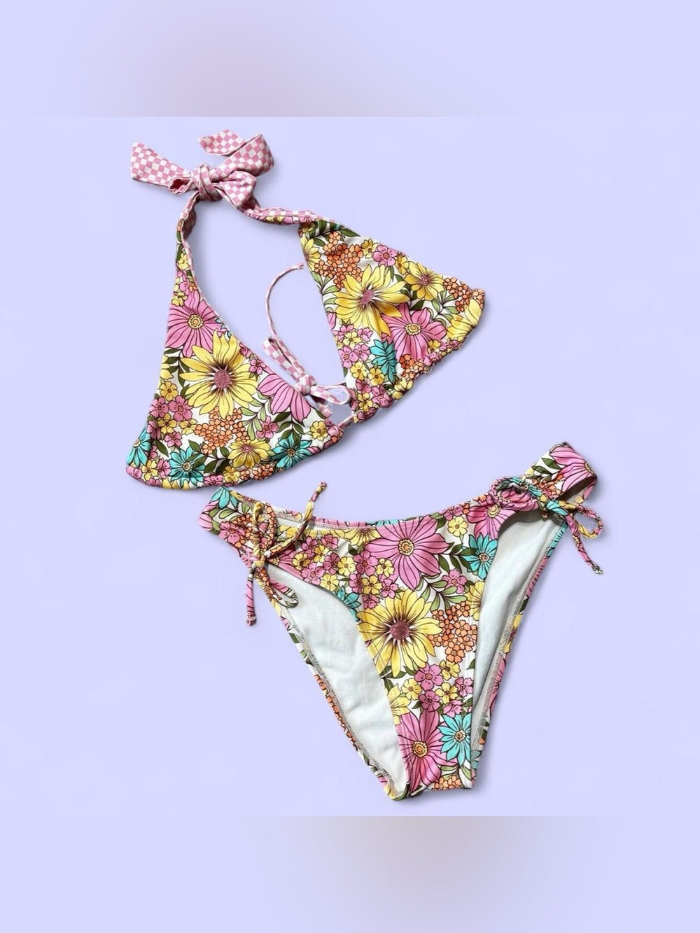 floral reversible bikini